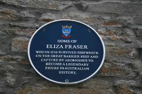 Eliza Fraser wall plaque