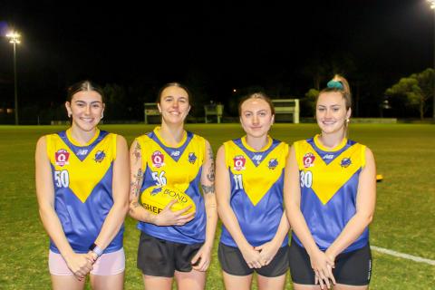 Bull Sharks milestone girls