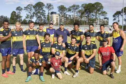 Bond rugby 7s winning side 