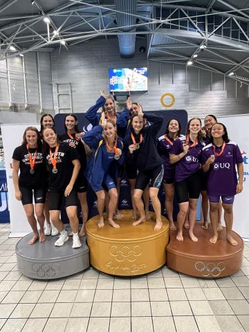 Swimmers win UniSport games
