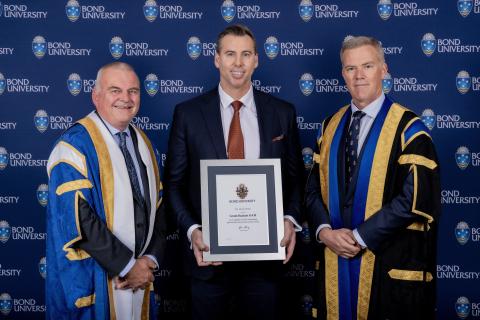 Tim Brailsford, Grant Hackett and David Baxby 
