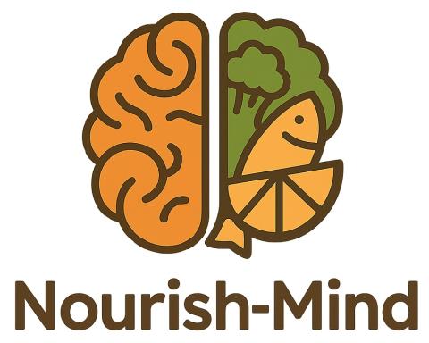 a logo that read "Nourish Mind" 