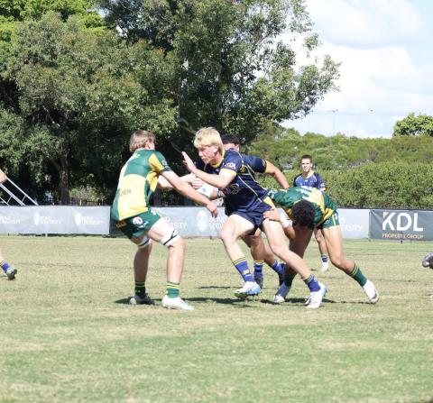 Ed Lyons in action