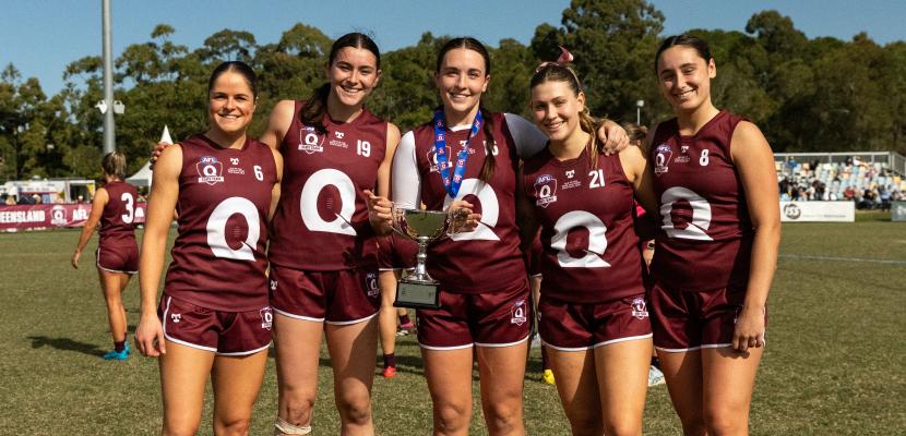 Bond's five Queensland AFLW representatives post match