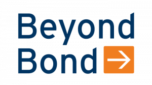 Beyond Bond blue and orange logo